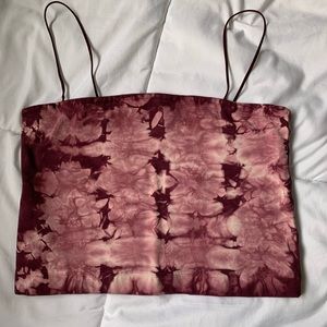 american eagle tie dye crop top